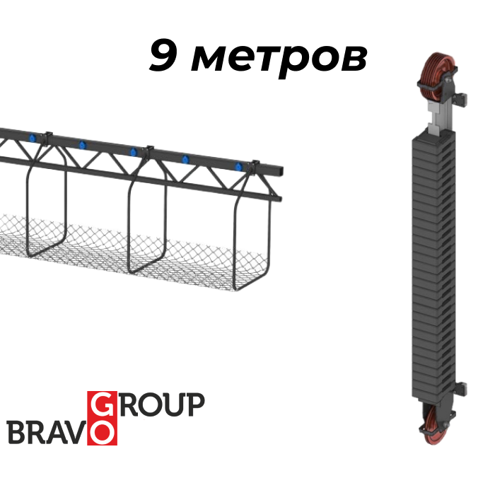 Софитный подъем противовесный, 12 метров