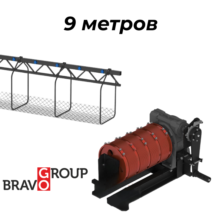 Софитный подъем беспротивовесный, 9 метров