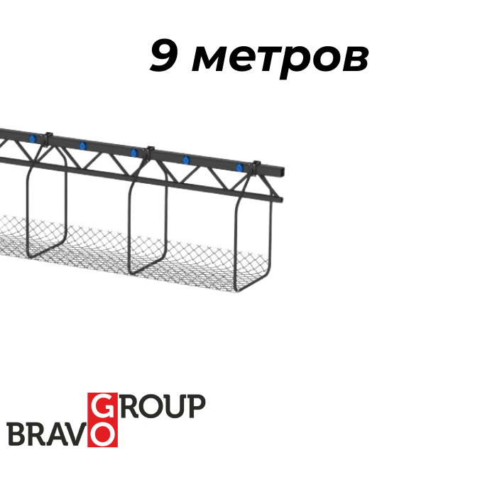 Софитный подъем стационарный, 9 метров